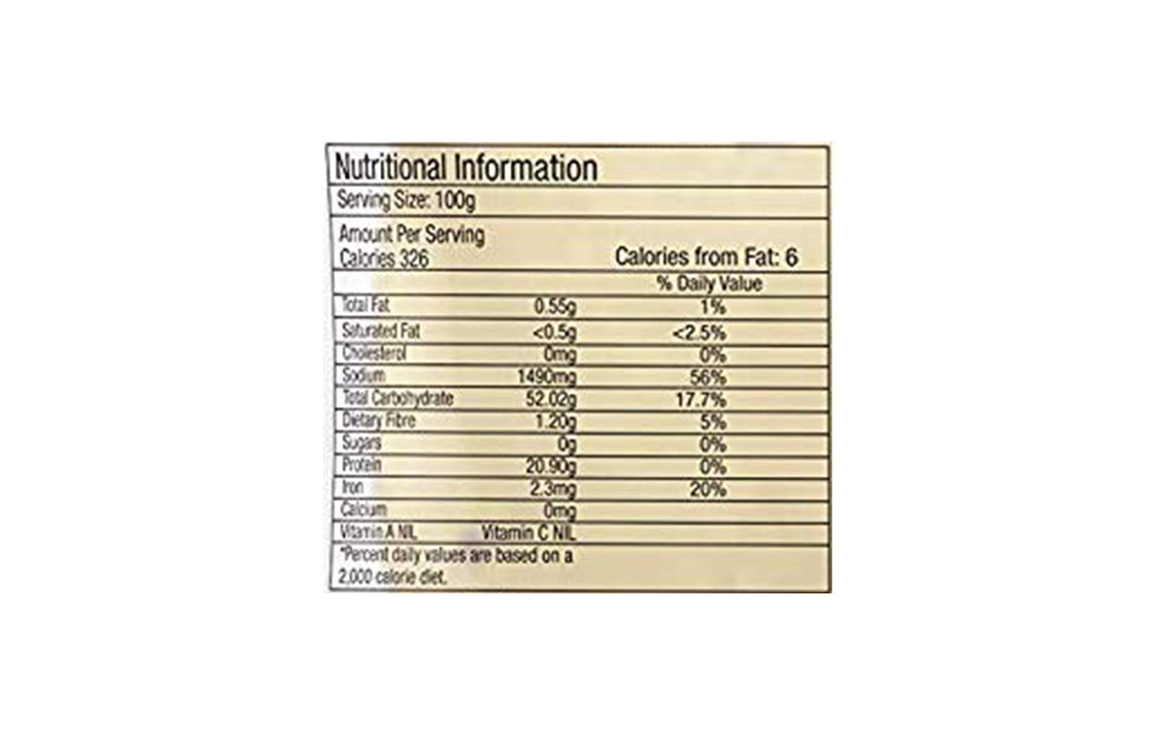 DNV Disco Papad    Pack  200 grams